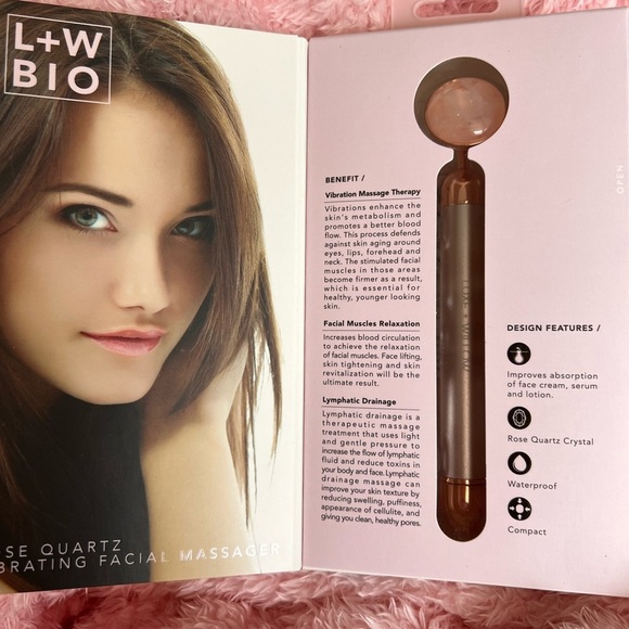 Luxe + Willow Bio Rose Quartz Facial Massager - Picture 5 of 10